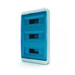 Щит навесной BNS 40-36-1, 36 мод. IP41, прозрачная синяя дверца | арт. 01-01-064 | Tekfor  