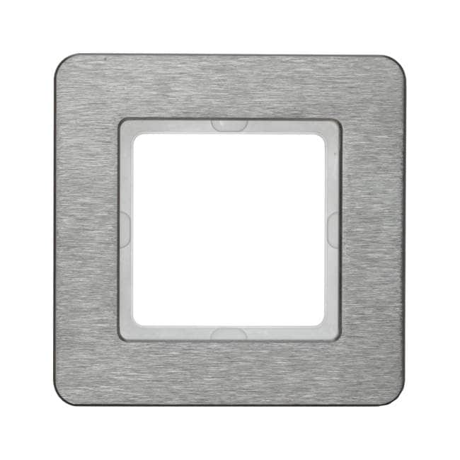 Рамка 1-местная, BERKER Q.7, Нержавеющая сталь с крацованной поверхностью | Berker | арт. 10116083