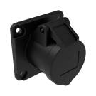 Розетка панельная CEE, 75x75 мм, 16A, 4P, 380V, IP44, 6h | арт. BCS-1504-2413 | Bemis  