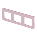 Рамка - 3 поста - INSPIRIA - розовый | арт. 673954 | Legrand  