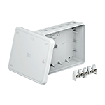 Распределительная коробка A18, 125x100x40 мм, белая | арт. 2000422 | OBO Bettermann  