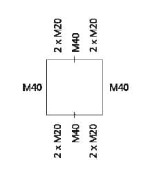 Распределительная коробка WKE 4 - 8х6² | Spelsberg | арт. 86051401