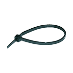 Стяжка кабельная, цвет черный, устойчивая к воздействию УФ-лучей 425x8.8 мм (упак.50шт) | арт. 262636 | Haupa  