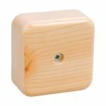 Коробка КМ41206-04 распаячная для о/п 50х50х20 мм сосна (4 клеммы 3мм2) | арт. UKO10-050-050-020-K34 | IEK  