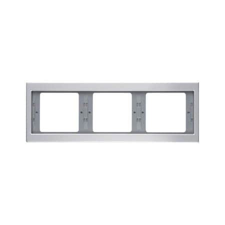 Рамка 3-местная горизонтальная, K.5, алюминиевый, анодированный алюминий | Berker | арт. 13737003