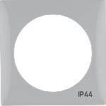 Рамка 1-местная IP44, INTEGRO, серый, глянцевый | арт. 918272597 | Berker  