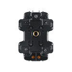 Светодиод с клеммой N двухклавишного выключателя, двухгруппового однополюсного, черный, 230 В~, по 0 | арт. 1680 | Berker  