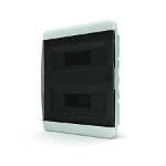 Щит встраиваемый 24 мод. IP41, прозрачная черная дверца | арт. 01-02-041 | Tekfor  