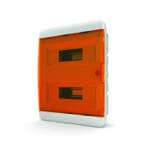 Щит встраиваемый 24 мод. IP41, прозрачная оранжевая дверца | арт. 01-02-043 | Tekfor  