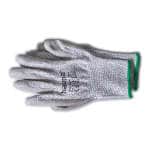 Перчатки с полиуретановым покрытием, 5 степень защиты, размер 9, серые | арт. 120304/9 | Haupa  