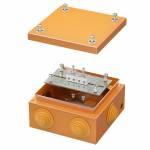 Коробка стальная FS с кабельными вводами и клеммниками, IP55,150х150х80мм,4р, 450V,6A, 4мм.кв. | арт. FSB31404 | DKC  