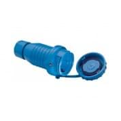 Розетка кабельная с крышкой и байонетным замком IP68, 16A, 2P+E, 250V, цвет синий | арт. 1976850 | ABL-Sursum  