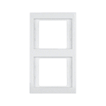 Рамка 2-местная, вертикальная, Berker K.1, полярная белизна, глянцевый | арт. 13237009 | Berker  