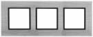 14-5203-41 ЭРА Рамка на 3 поста, металл, Эра Elegance, сталь+антр (5/25/750) | арт. Б0034557 | ЭРА  