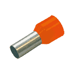 Гильза конечная изолированная (НШВИ), 4/10 цвет оранжевый (упак.100шт) | арт. 270033 | Haupa  