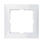 Рамка 1-местная, BERKER S.1, цвет: полярная белизна, матовый | арт. 10119909 | Berker  