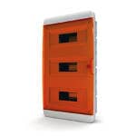 Щит встраиваемый 36 мод. IP41, прозрачная оранжевая дверца | арт. 01-02-063 | Tekfor  