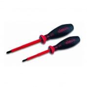 Набор отверток с комбинированным профилем SLIM PZ FL 1+2, VDE, 1000 V | арт. 117750 | Cimco  