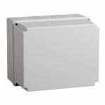 Коробка КМ41273 распаячная для о/п 240х195х165 мм IP44 (RAL7035, кабельные вводы 5 шт) | арт. UKO10-240-195-165-K41-44 | IEK  