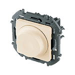 Светорегулятор поворотный без нейтрали 300Вт - INSPIRIA - слоновая кость | арт. 673791 | Legrand  