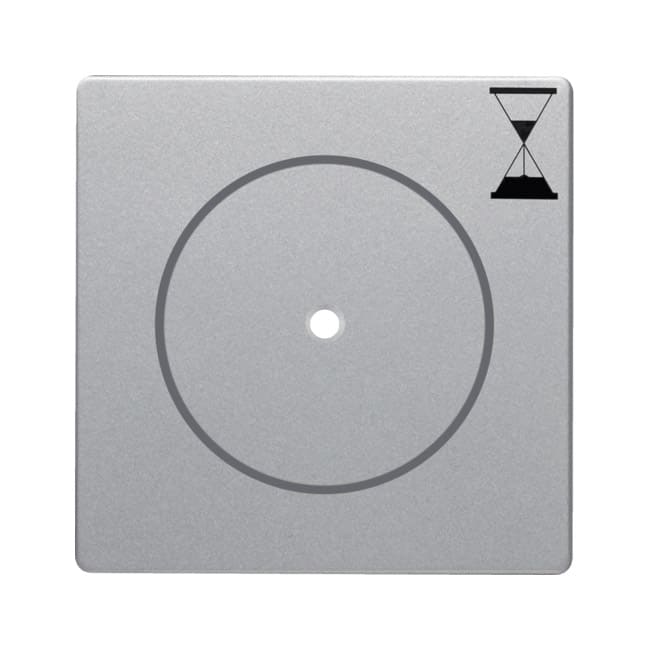 Накладка для электронной вставки реле, BERKER Q.1/Q.3/Q.7, цвет: алюминиевый, бархатный лак | Berker | арт. 16746084