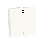 UNICA MODULAR выключатель двухполюс, 1-клавиш, сх. 2, 16 AX, 250 В, 1 мод белый | арт. NU316218 | Schneider Electric  