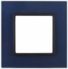14-5101-29 ЭРА Рамка на 1 пост, стекло, Эра Elegance, синий+антр (10/50/1800) | арт. Б0034483 | ЭРА  
