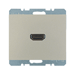 BMO HDMI-CABLE, Berker K.5, цвет: стальной лак | арт. 3315437004 | Berker  