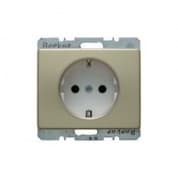 Розетка SCHUKO BERKER ARSYS, цвет: золотой матовый, анодированный алюминий | арт. 47140002 | Berker  