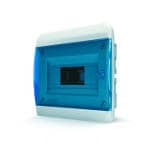 Щит встраиваемый 12 мод. IP41, прозрачная синяя дверца | арт. 01-02-024 | Tekfor  