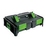 Ящик для инструмента пластиковый ABS "SysСon S" пустой | арт. 220370 | Haupa  