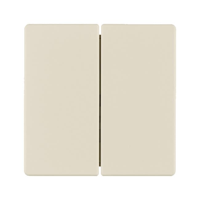Кнопка 2-канальная, BERKER Q.1/Q.3/Q.7, цвет: белый, с эффектом бархата | Berker | арт. 85142122