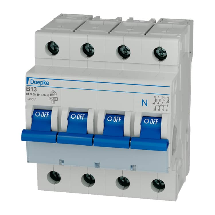 Автоматический выключатель DLS 6h B13-3+N, 6 kA | Doepke | арт. 09914142