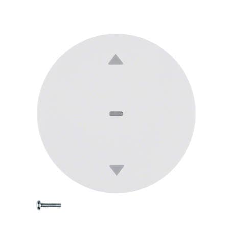 Кнопка для вставки жалюзи, R.1/R.3, полярная белизна, глянцевый | Berker | арт. 85241139