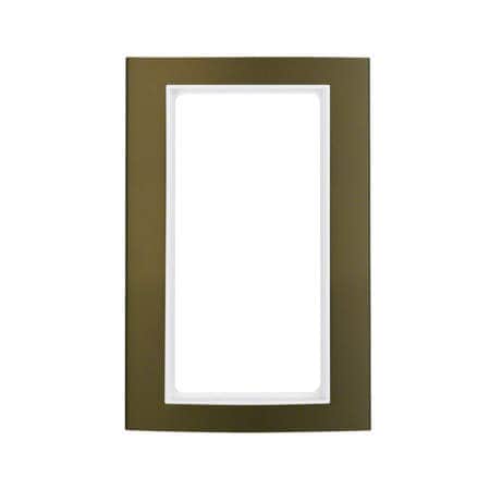 Рамка с большим вырезом, B.3, анодированный Алюминий цвет: коричневый / полярная белизна, матовый | Berker | арт. 13093021