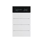 Клавишный сенсор B.IQ с регулятором температуры помещения, 4-канальный, цвет: полярная белизна | арт. 75664599 | Berker  