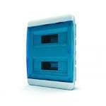 Щит встраиваемый 24 мод. IP41, прозрачная синяя дверца | арт. 01-02-044 | Tekfor  