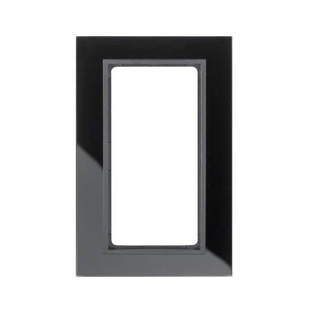 Рамка с большим вырезом, B.7, Стекло, цвет: черный / антрацитовый, матовый | Berker | арт. 13096616
