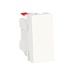 UNICA MODULAR выключатель 1-клавишный, сх. 1, 10 AX, 250 В, 1 модуль, белый | арт. NU310118 | Schneider Electric  