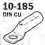 Haupa - Медные трубчатые кабельные наконечники DIN - 10-185 мм²