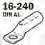 Haupa - Алюминиевые трубчатые кабельные наконечники DIN - 16-240
