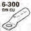 Haupa - Медные трубчатые кабельные наконечники DIN - 6-300