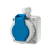 Настенная розетка SCHUKO®, 75х75 мм, IP68