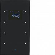 Стеклянный сенсор KNX 3-канальный, с регулятором т-ры Berker TS Sensor (стекло/черный) | арт. 75643035 | Berker  