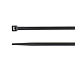 Стяжка кабельная, цвет черный, устойчивая к воздействию УФ-лучей 200x4,8 мм (упак.100шт)