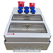 Щиток для 26 автоматов, розетки CEE 1x5/32А, 1x5/16А, 6 розеток Shuko, IP44