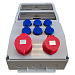 Щиток для 26 автоматов, розетки CEE: 1x5/32А, 1x5/16А, 6 розеток Shuko, IP44