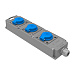 Блок розеток Tribox, 3х1/16A Schuko, IP44