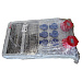 Щиток для 26 автоматов, розетки CEE: 1x5/32А, 1x5/16А, 6 розеток Shuko, IP44