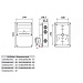Щиток для 12 модулей, розетки CEE 2x5/32A. розетки Schuko 2x1/16A, IP44